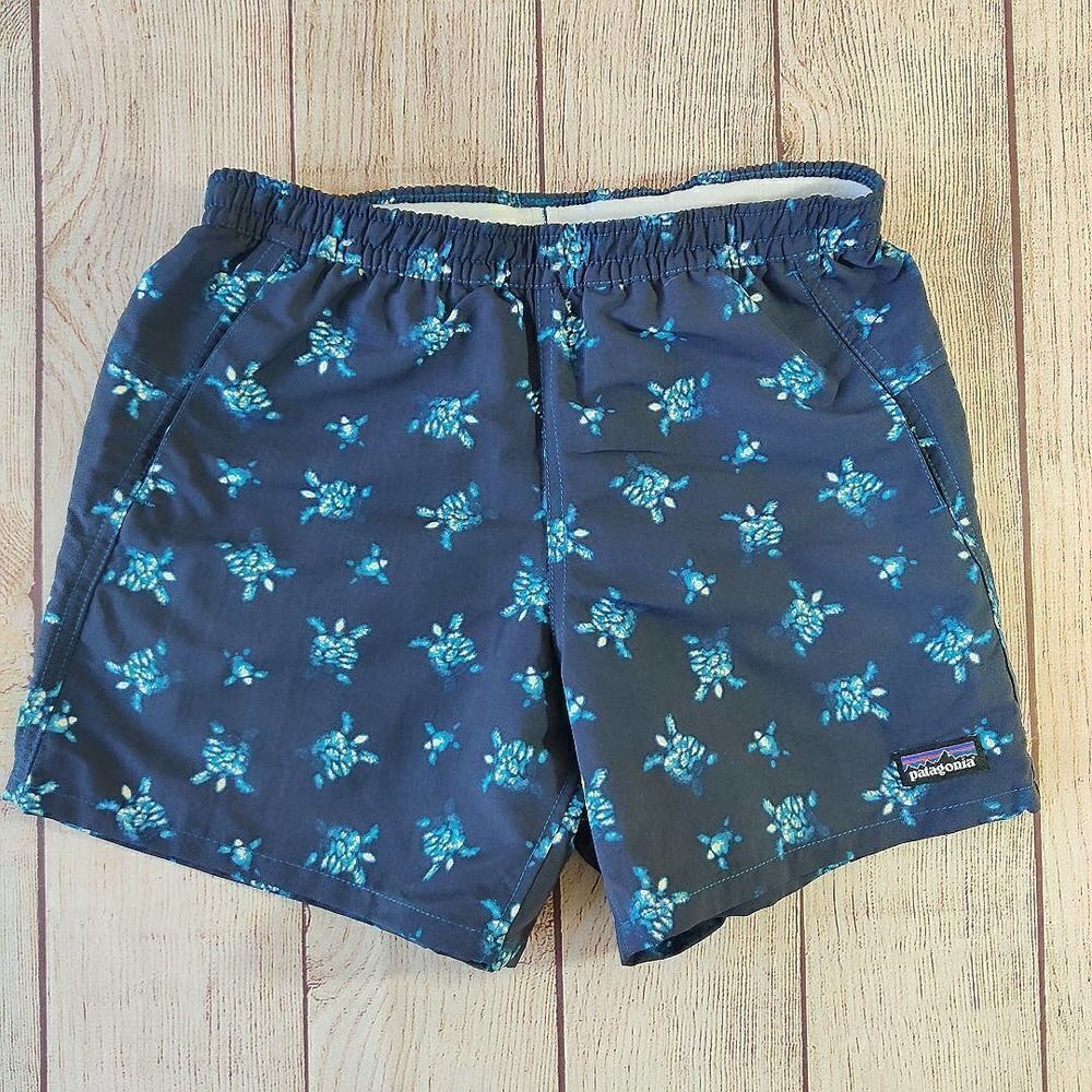 W's Patagonia 5" Baggie Short Little Flippers: Steller Blue XXS